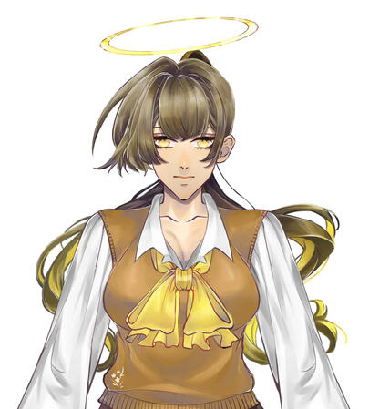 Sample of alt ponytail and alt eye colors